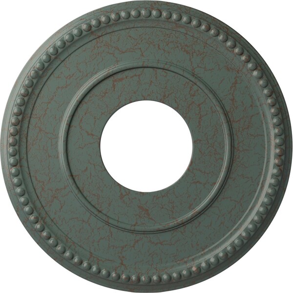 Ekena Millwork Bradford Medallion (Canopies up to 6 5/8"), 12 1/2"OD x 3 7/8"ID x 3/4"P, Cloud Burst Crackle CM12BRCBC - main
